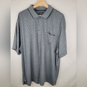Greg‎ Norman for Tasso Elba Gray Mens Golf Polo